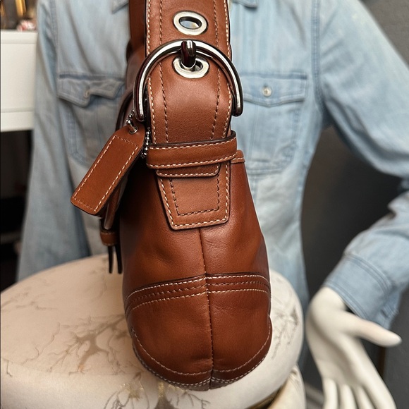 Coach Vintage cognac leather Soho 🤎🧡🤎 shoulder bag - Picture 8 of 16